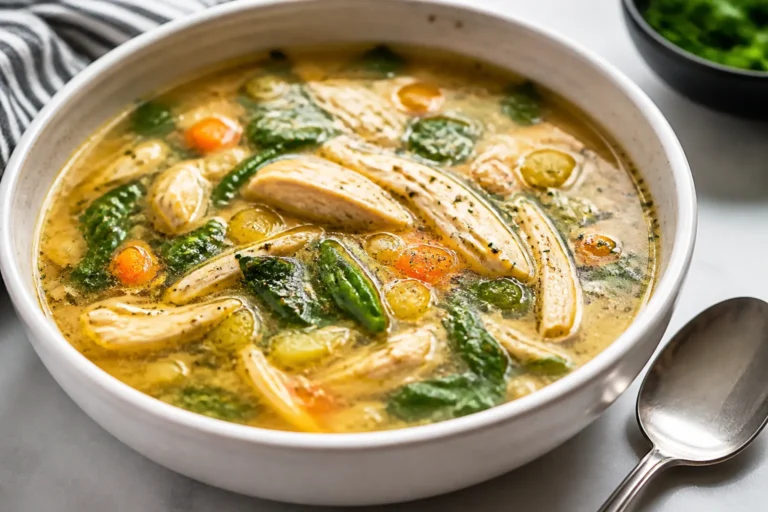 The Best High Protein Low Carb Chicken Soup – Comforting, Fresh, and Satisfying