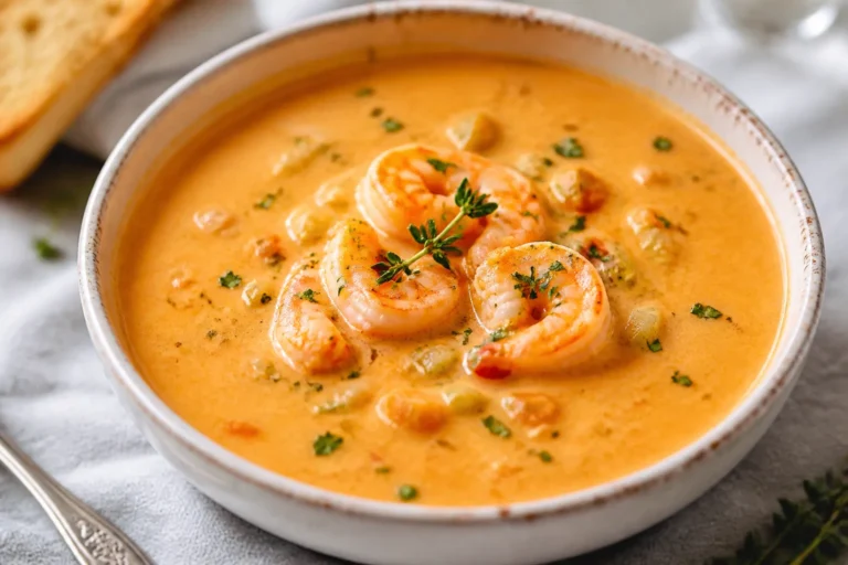 Low Carb Shrimp Bisque – Creamy, Comforting, and Weeknight-Friendly