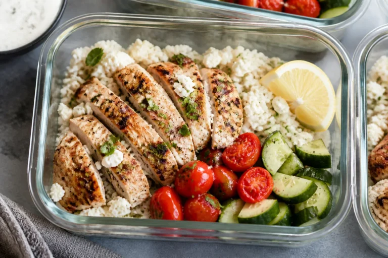 Greek Chicken & Rice Protein Meal Prep – Simple, Flavorful, and Ready for the Week