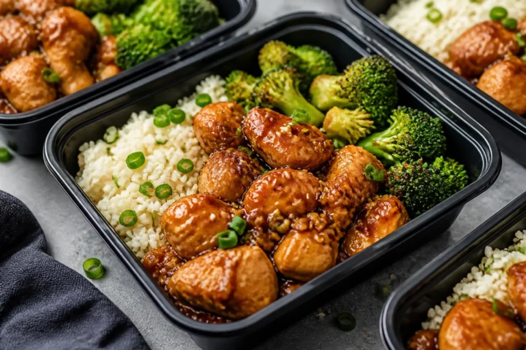 High Protein Honey Garlic Chicken Meal Prep Bowls – Easy, Flavor-Packed, and Ready for the Week