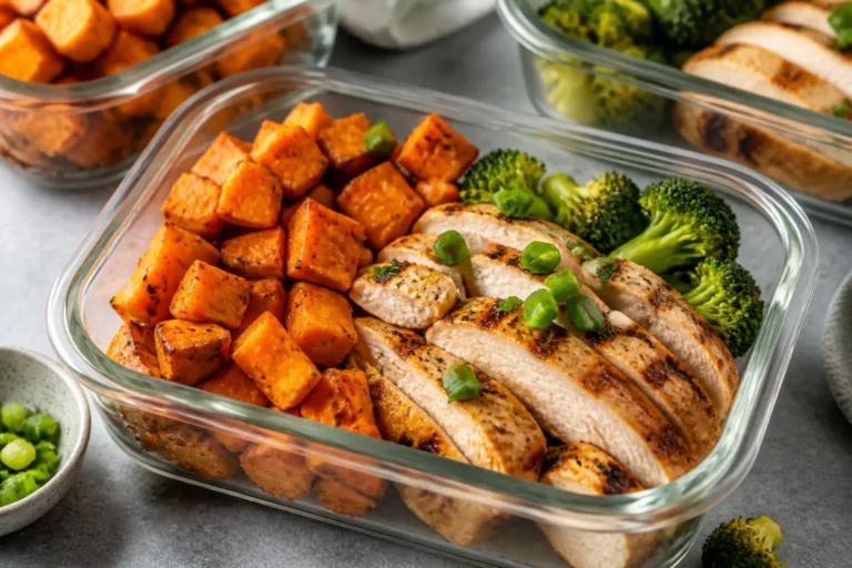 Chicken & Sweet Potato Meal Prep Bowls – Simple, Satisfying, and Ready for the Week