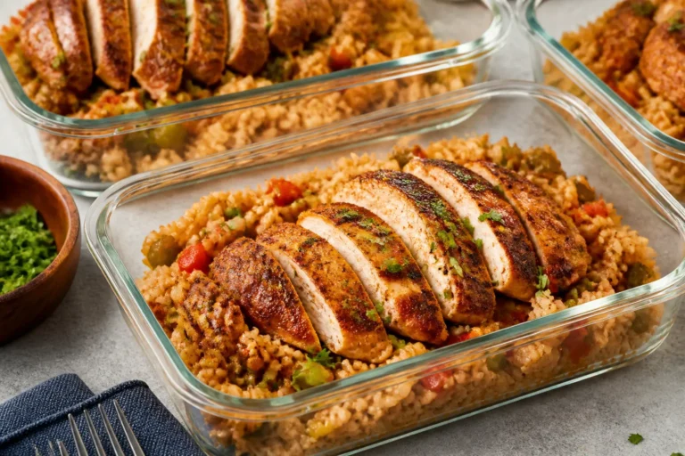 Cajun Chicken & Rice Meal Prep – Bold Flavor, Simple Routine