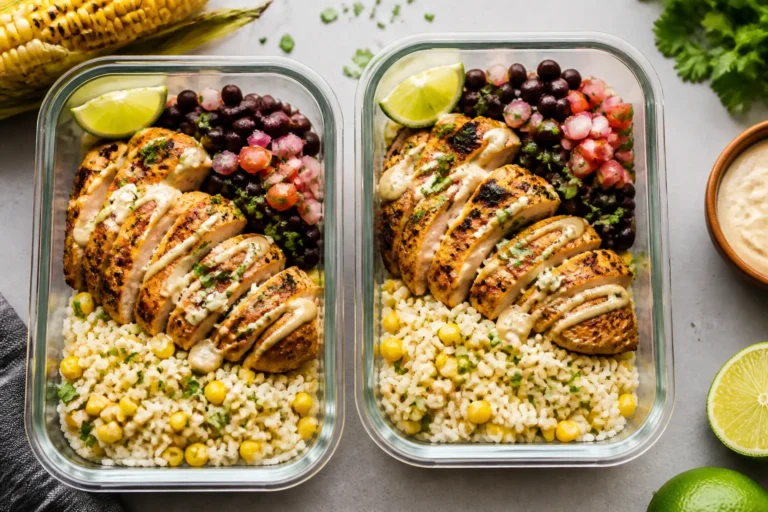 Street Corn Chicken Meal Prep – Bright, Flavor-Packed Lunches for the Week