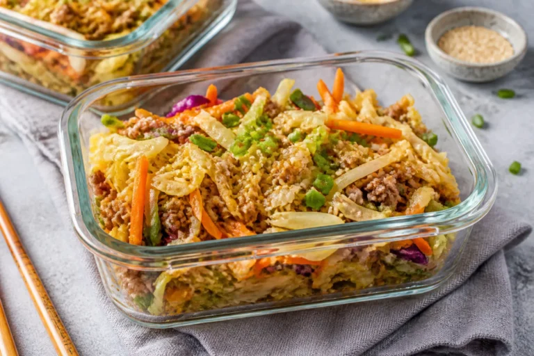 Chicken Egg Roll in a Bowl Meal Prep – A Fresh, Fast, and Flavorful Weeknight Staple