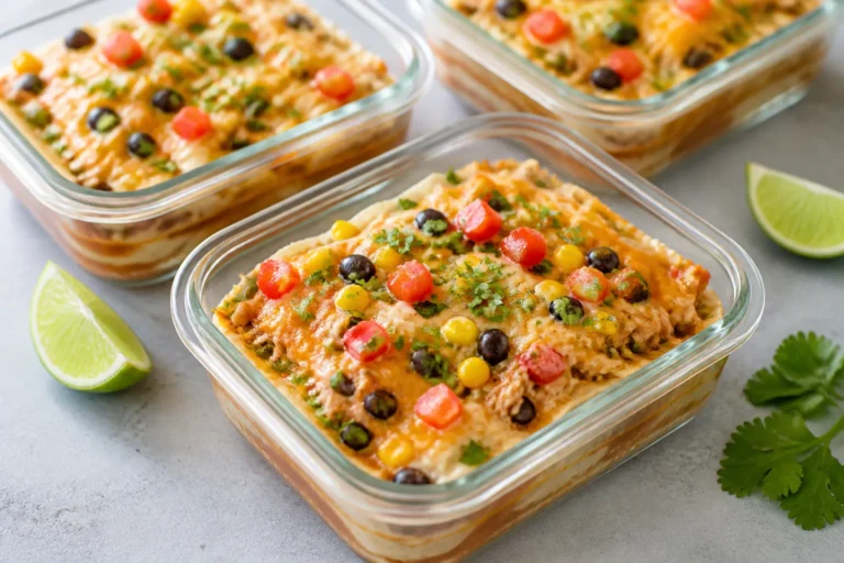 Chicken Taco Casserole Meal Prep – A Cozy, Make-Ahead Favorite