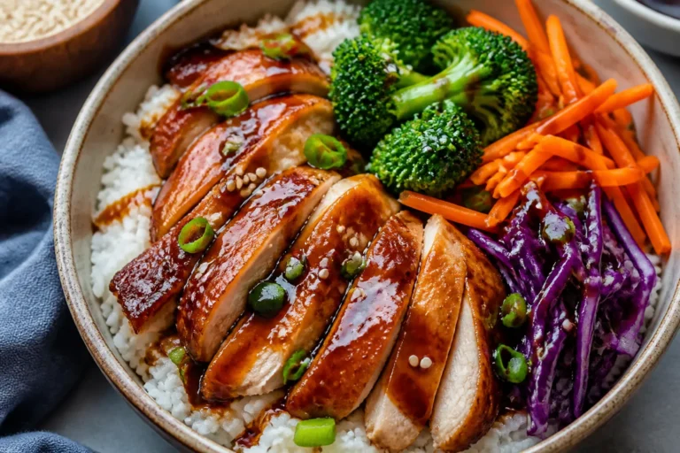 High Protein Rotisserie Chicken Teriyaki Bowls – Easy, Flavorful, and Satisfying