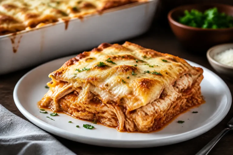 High Protein Rotisserie Chicken Lasagna – Comforting, Easy, and Satisfying