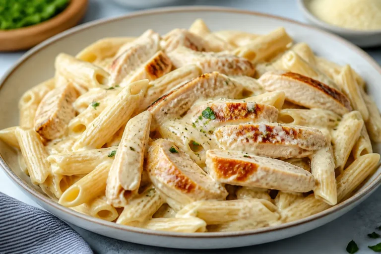 High Protein Rotisserie Chicken Protein Alfredo – Creamy, Satisfying, and Weeknight Easy