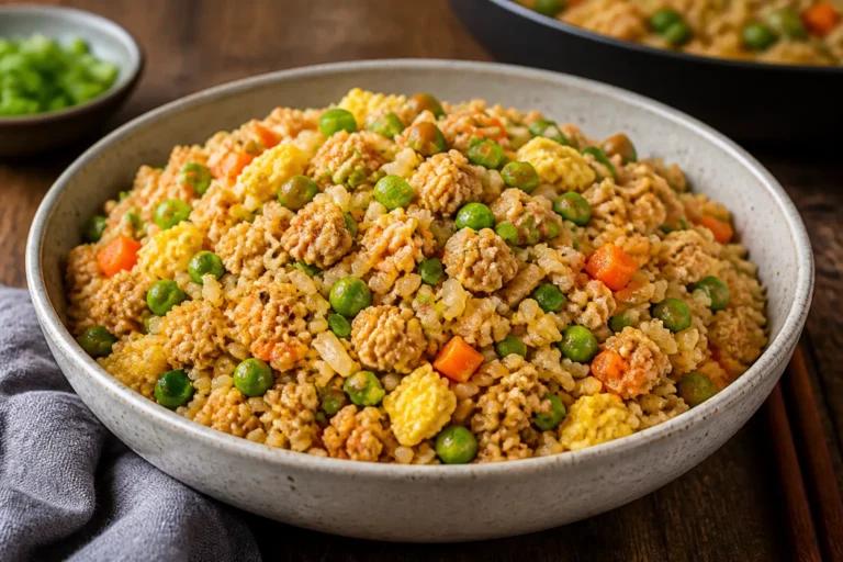 High Protein Ground Chicken Fried Rice – Fast, Flavorful, and Satisfying