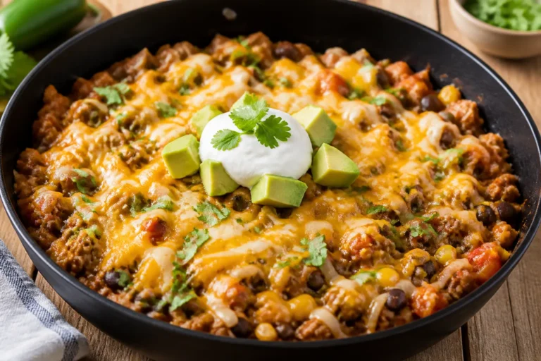 Healthy Ground Chicken Enchilada Skillet – A Fast, Flavor-Packed Weeknight Dinner
