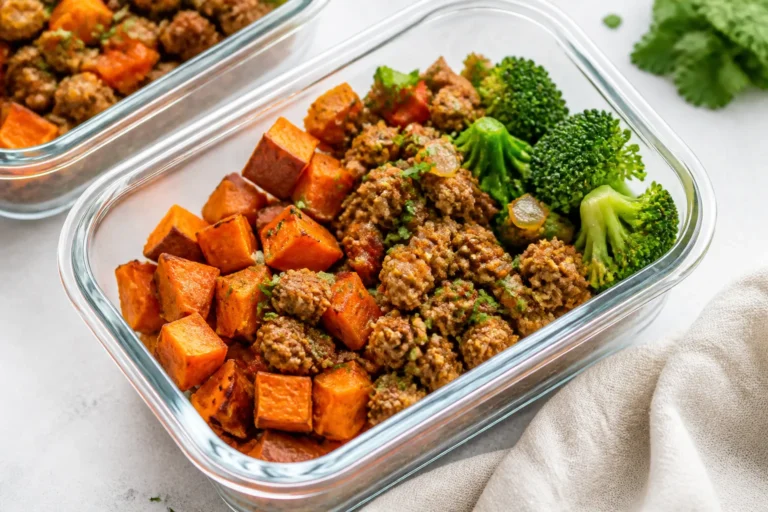 Ground Chicken Sweet Potato Meal Prep – Easy, Balanced, and Flavor-Packed