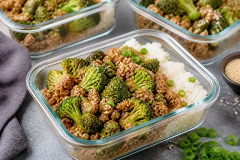 Ground Chicken Broccoli Meal Prep Bowls – Simple, Balanced, and Ready for the Week